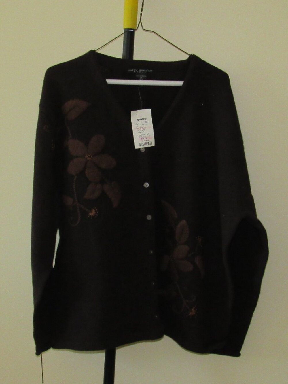 Ladies Long Sleeve 100% Lambs Wool Sweater, size 2X